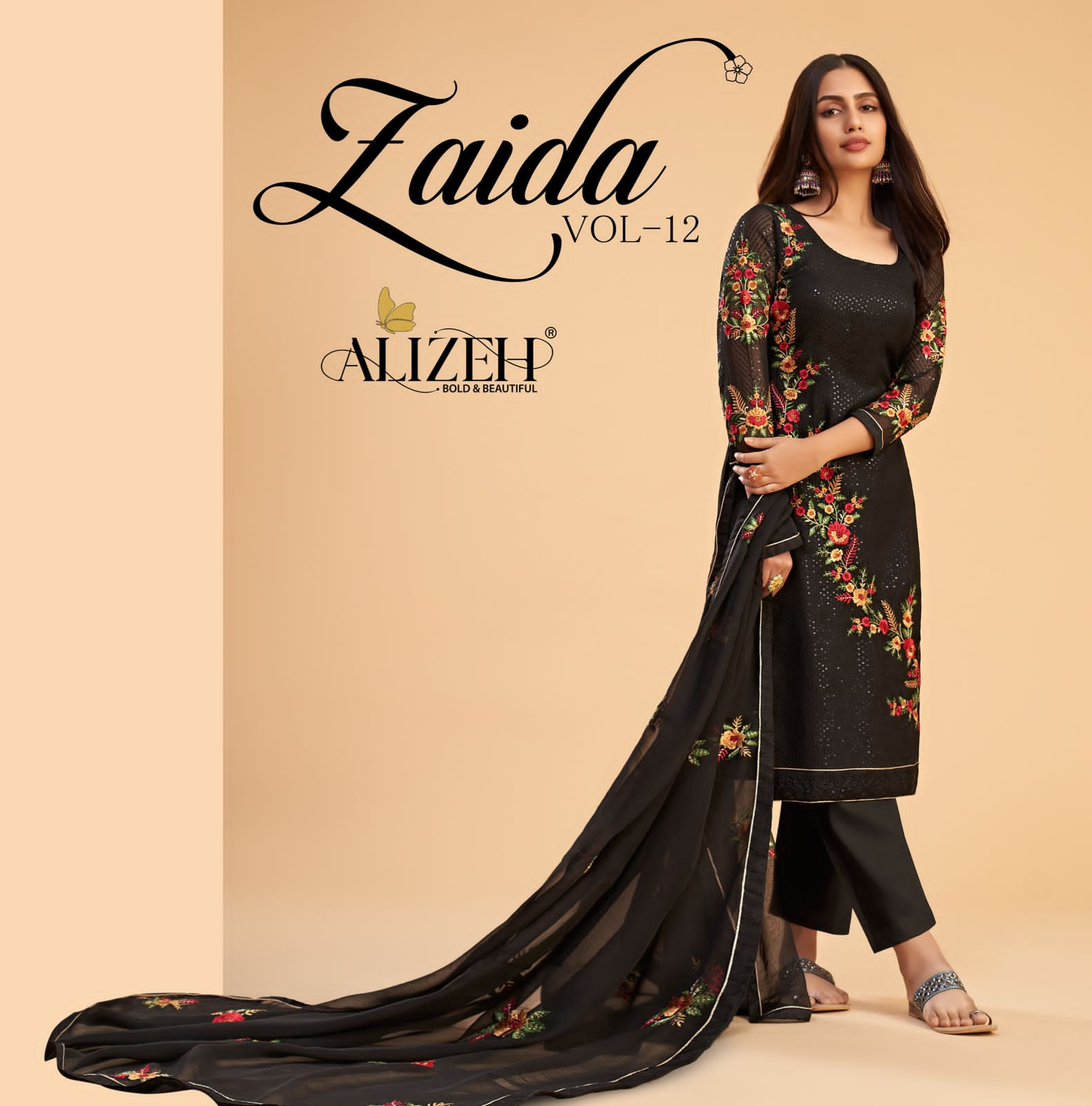 ALIZEH KURTI ZAIDA VOL 12